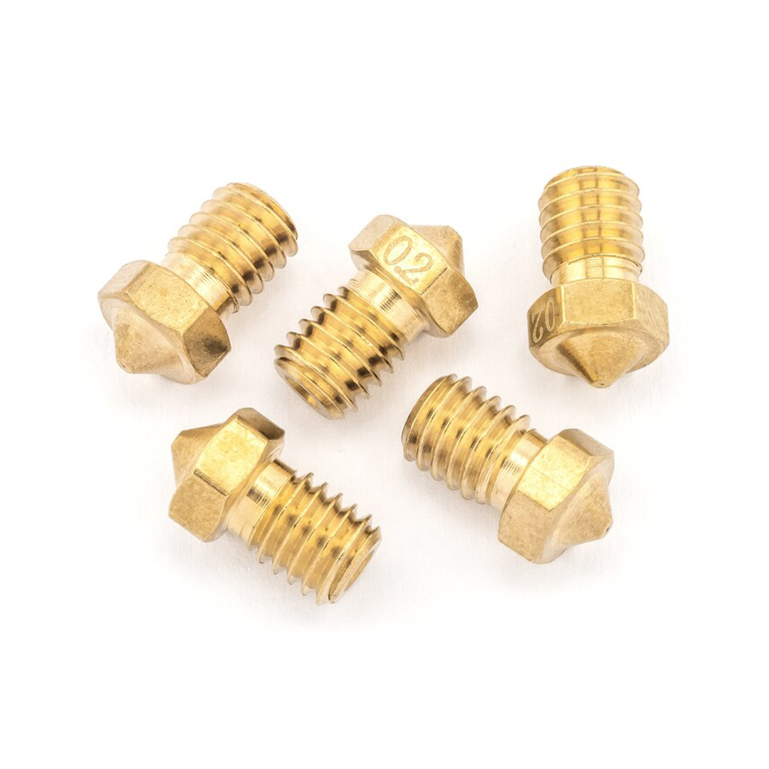 0.2 mm E3d V6 Brass  Nozzle (1.75mm) (5pcs)