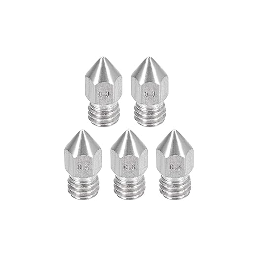 0.3 mm E3d V6 stainless steel  Nozzle (1.75mm) (5pcs)