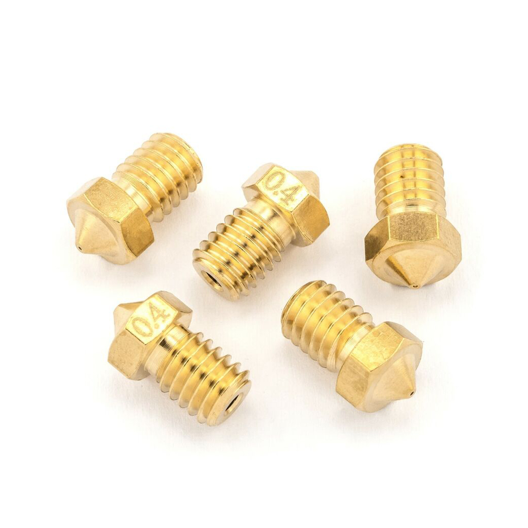 0.4 mm E3d V6 Brass  Nozzle (1.75mm) (5pcs)