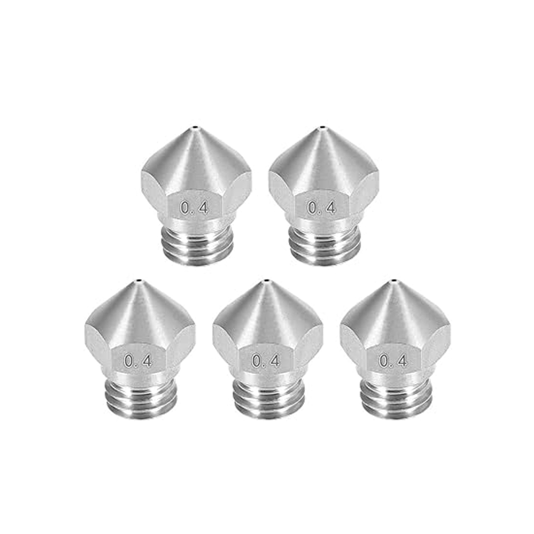 0.4 mm E3d V6 stainless steel  Nozzle (1.75mm) (5pcs)