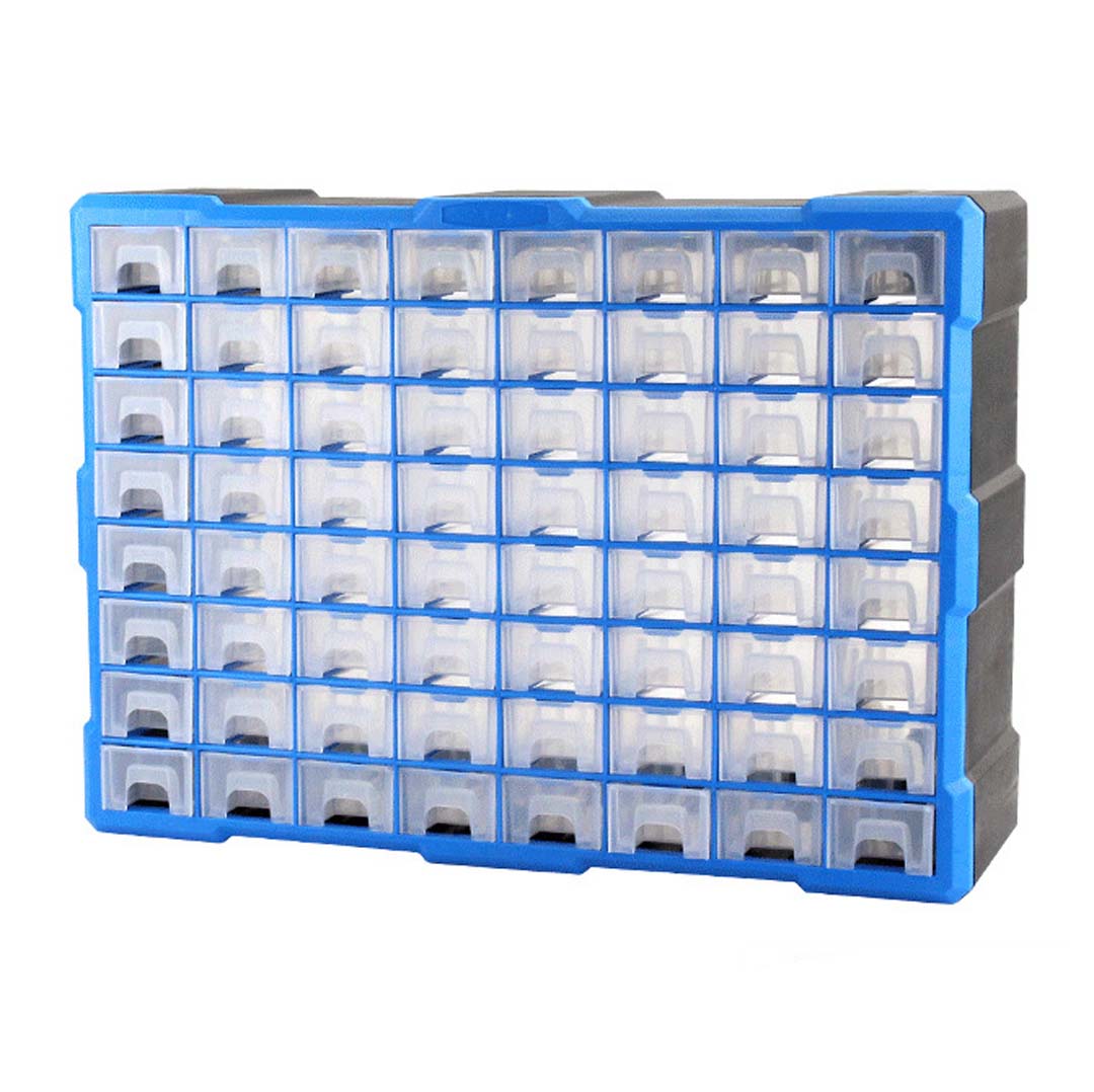 Plastic Organizer Drawer Box 64 (V) (52*37.5*16 cm)