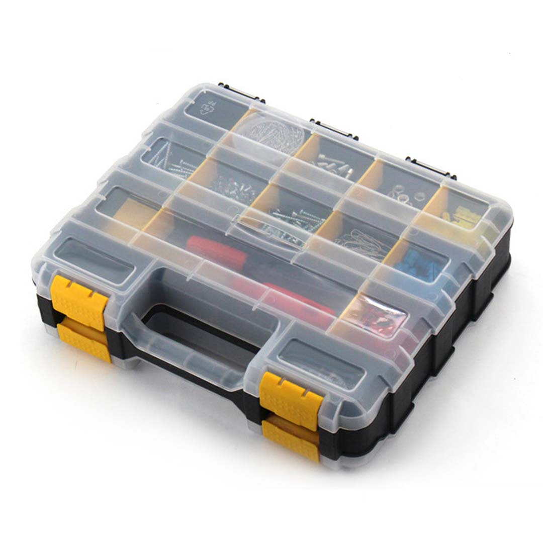 Plastic Organizer Box,Front & Back 15+2 (H) (32*27*8 cm)