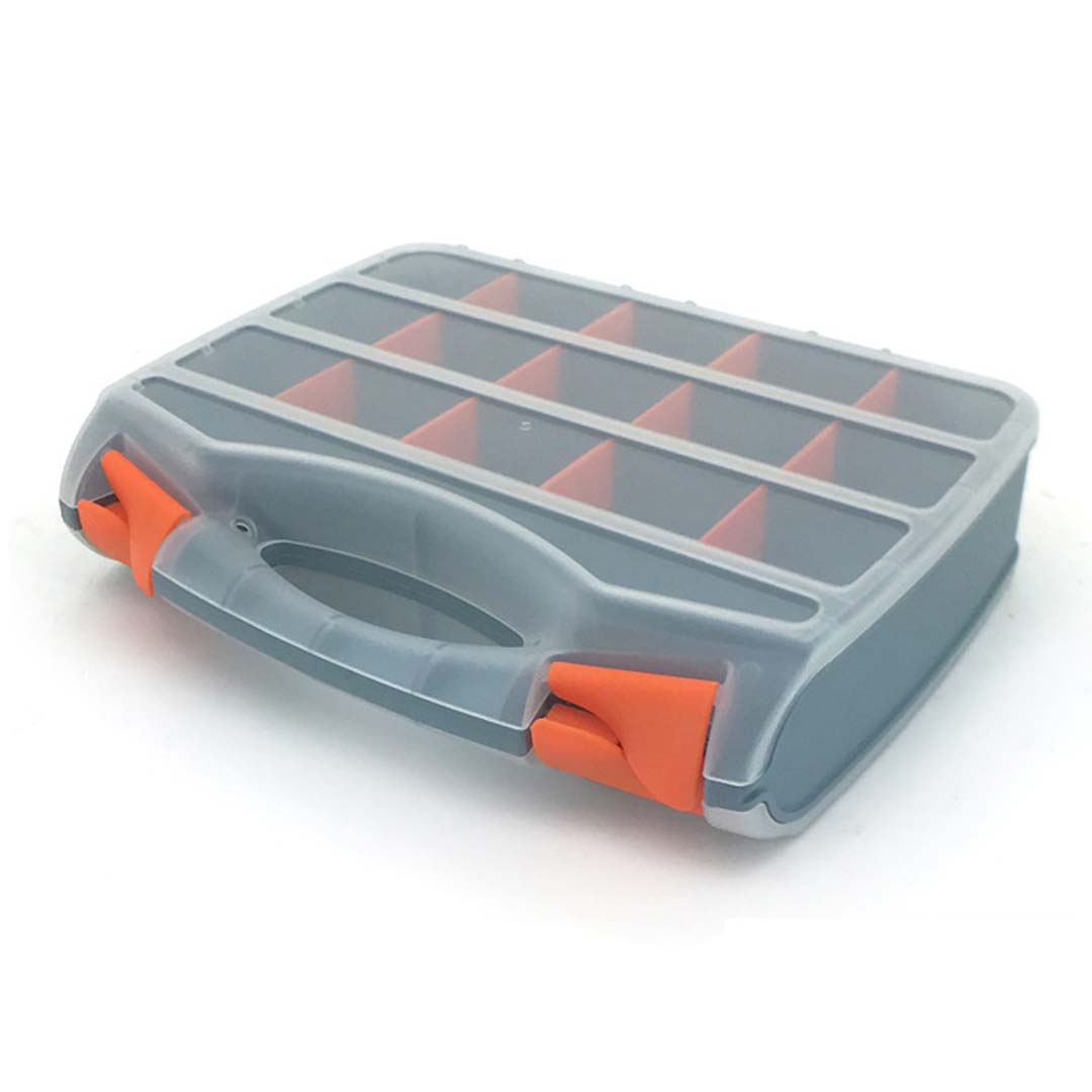 Plastic Organizer Box , Front & Back 15+1 (H) (31*26*7.5 cm)