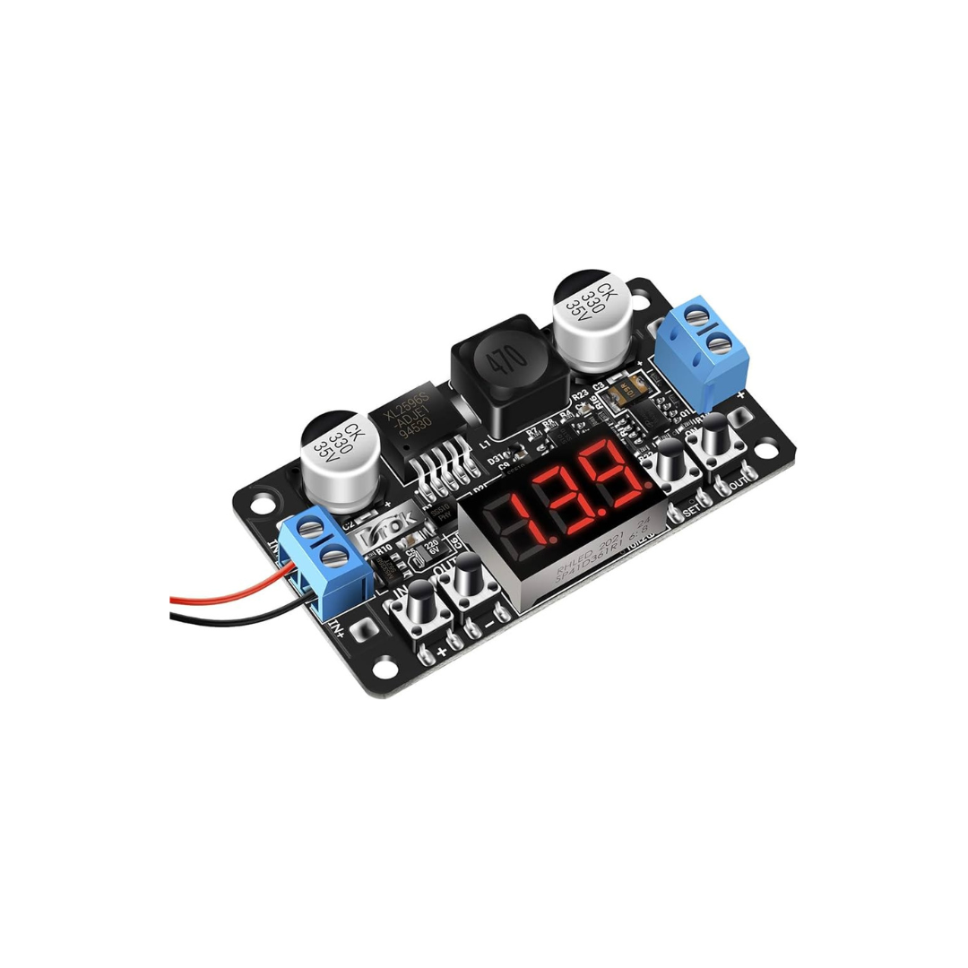 Adjustable 4.0-40V to 1.25-37V 5/12V DC LM2596 Step Down Voltage Regulator