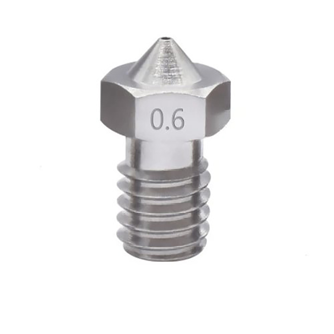 0.6 mm E3d V6 stainless steel  Nozzle (1.75mm) (5pcs)