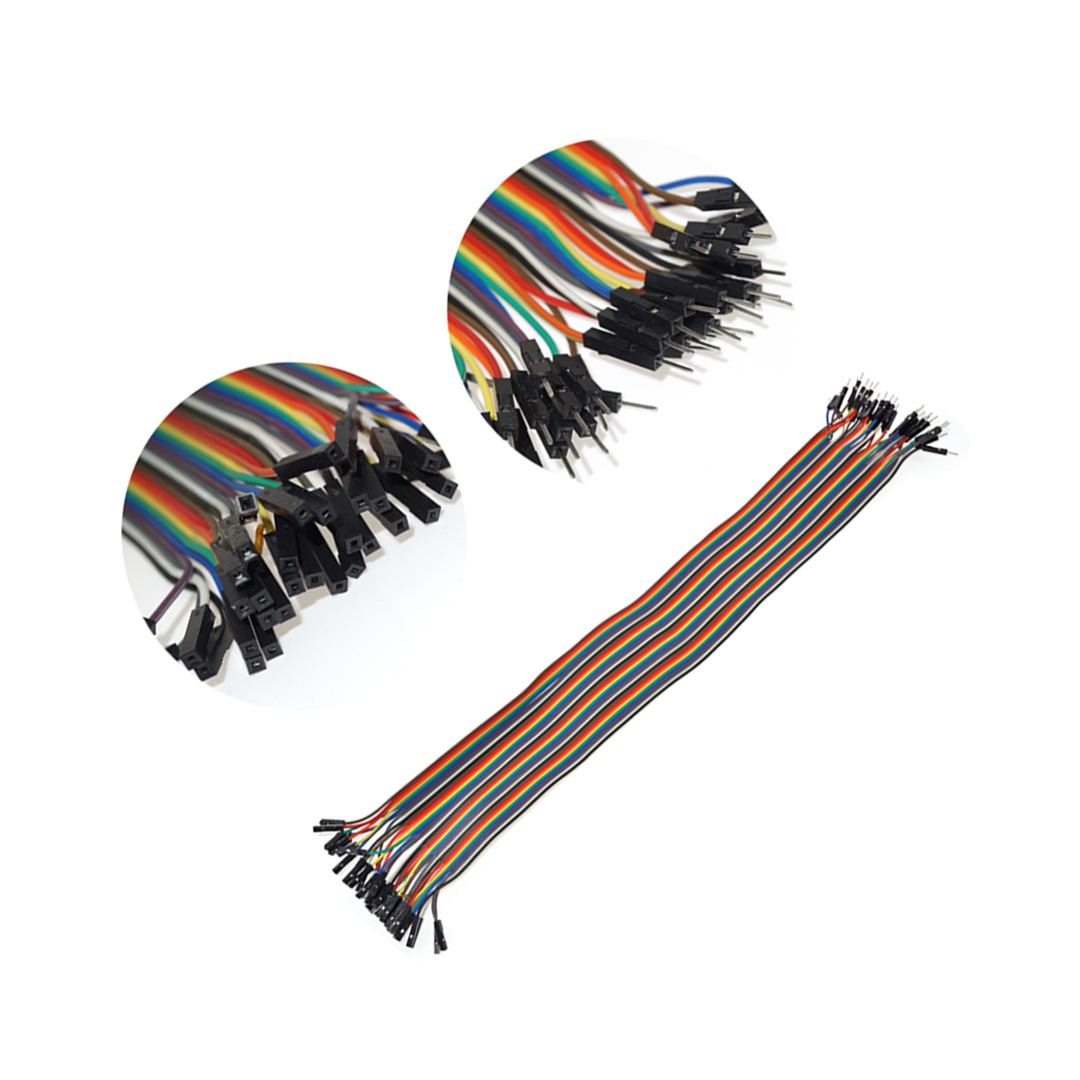 Male to Female 40cm - 40Pcs  Solderless Jumper Breadboard Wires