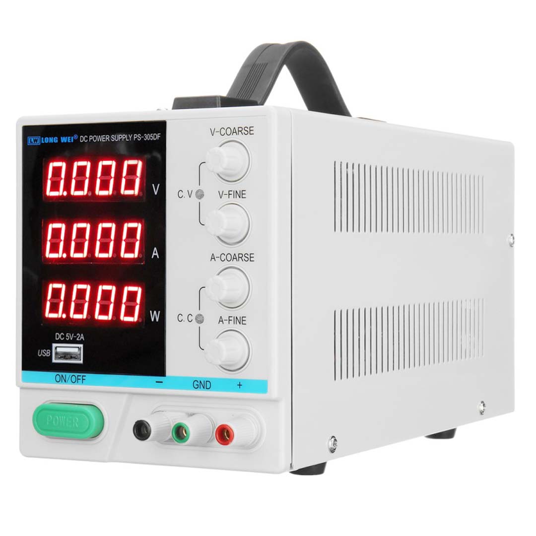 LONGWEI 305DF 220V DC Power Supply Precision Lab Variable 30V-5A Adjustable Regulator