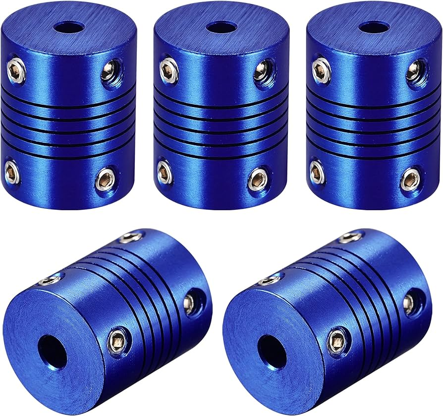 Flexible Shaft  Coupling 5*5mm Blue (5 pcs)