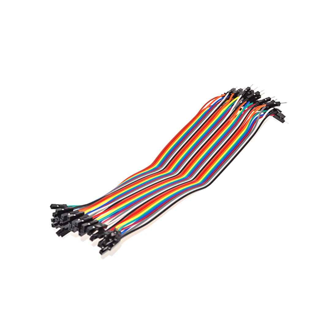 Male to Female 20cm - 40Pcs  Solderless Jumper Breadboard Wires