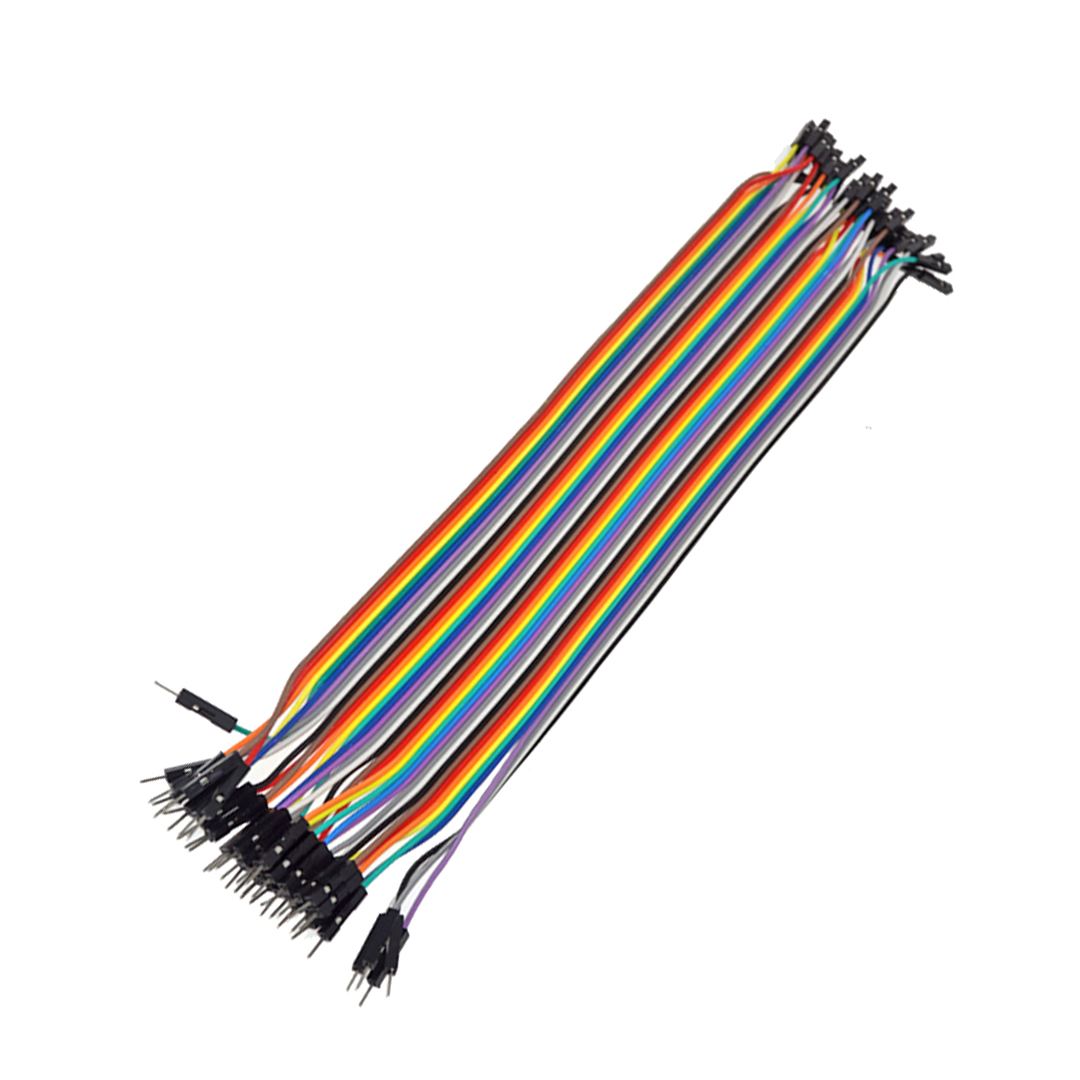 Male to Female 30cm - 40Pcs  Solderless Jumper Breadboard Wires