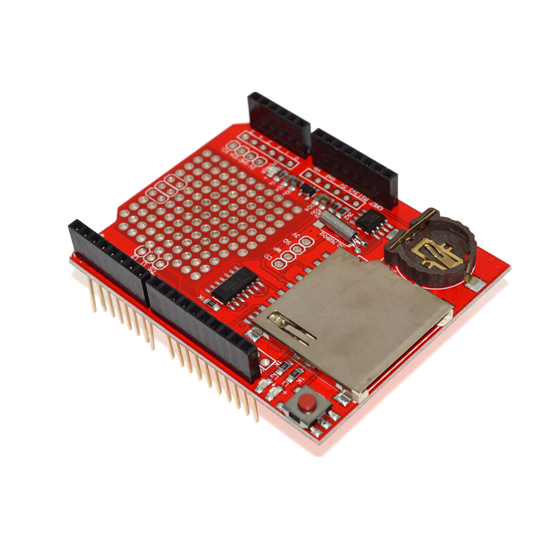 Data Logging SD Card Socket Shield With RTC Real Time Clock