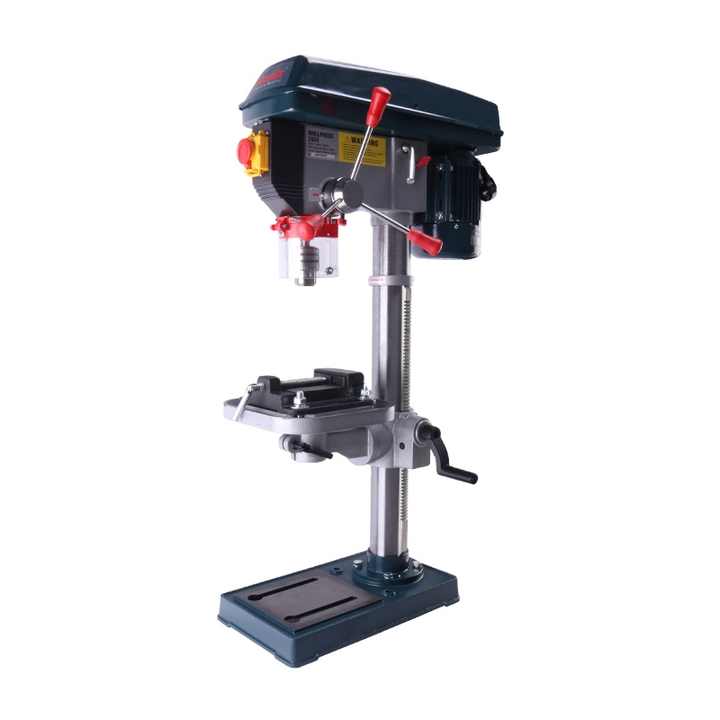 Drill Press, Max Drilling Diameter Φ16mm(5/8”) Motor Power 550W Chuck Capacity 3-16mm Spindle Travel 80mm No load speed 180-2770RPM