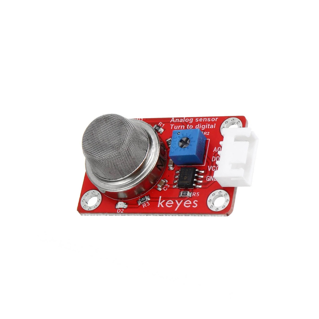 MQ-2 Gas Sensor Module Smoke Methane Butane Detection (Red)