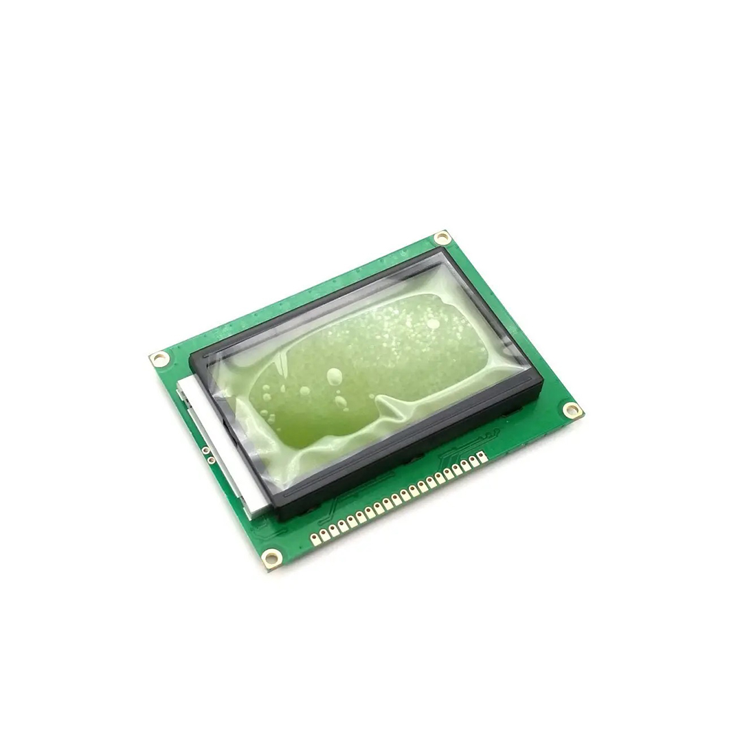 Yellow Green  screen LCD12864 Display With Backlight 5V