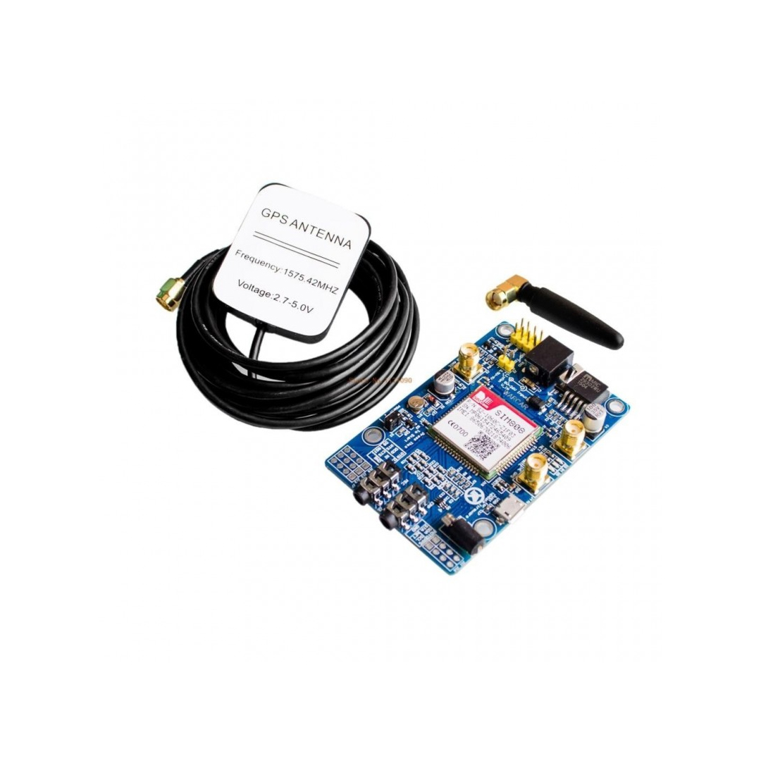 Quad Band SIM808 GPS GSM GPRS Module Board L-shape Antenna for Arduino