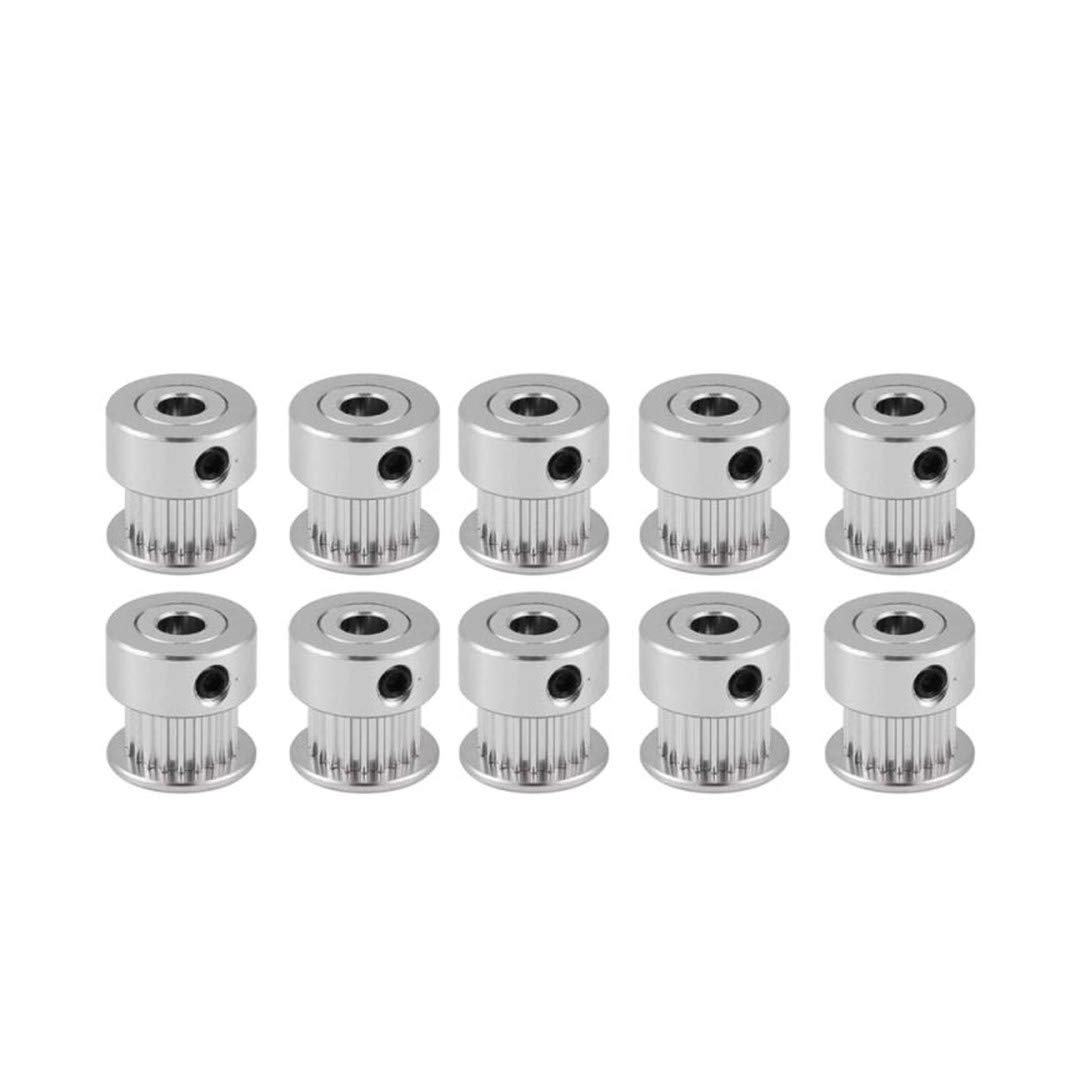 GT2-6 timing belt pulley 20T 8mm Bore (5 pcs)