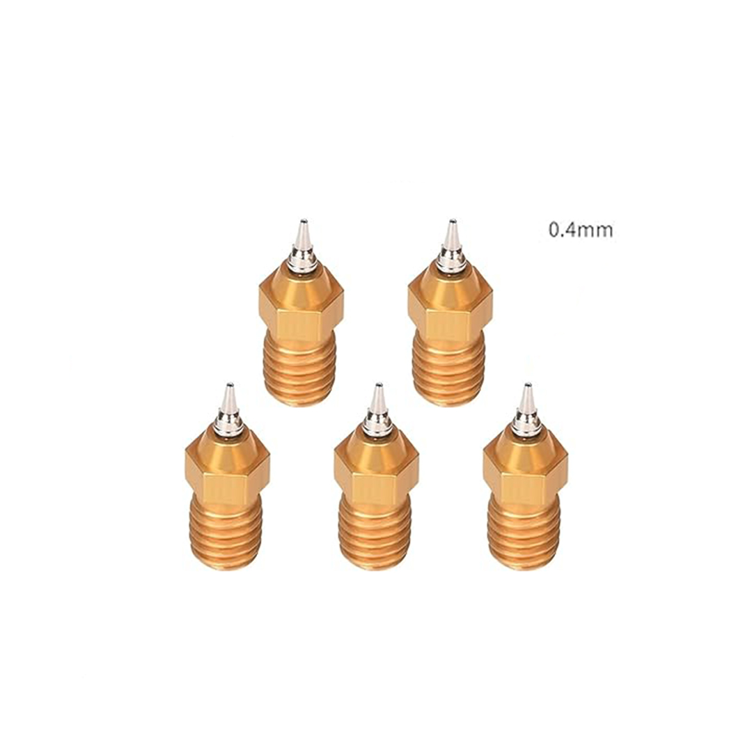 0.4 mm MK8 Airbrush Brass Nozzle Nozzle (1.75mm)(MK8 & CR10) (5pcs)