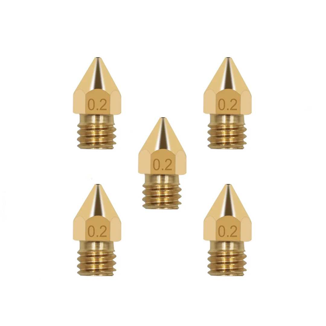 0.2 mm Brass  Nozzle (1.75mm)(CR10S Pro / CR10 Max) (5pcs)