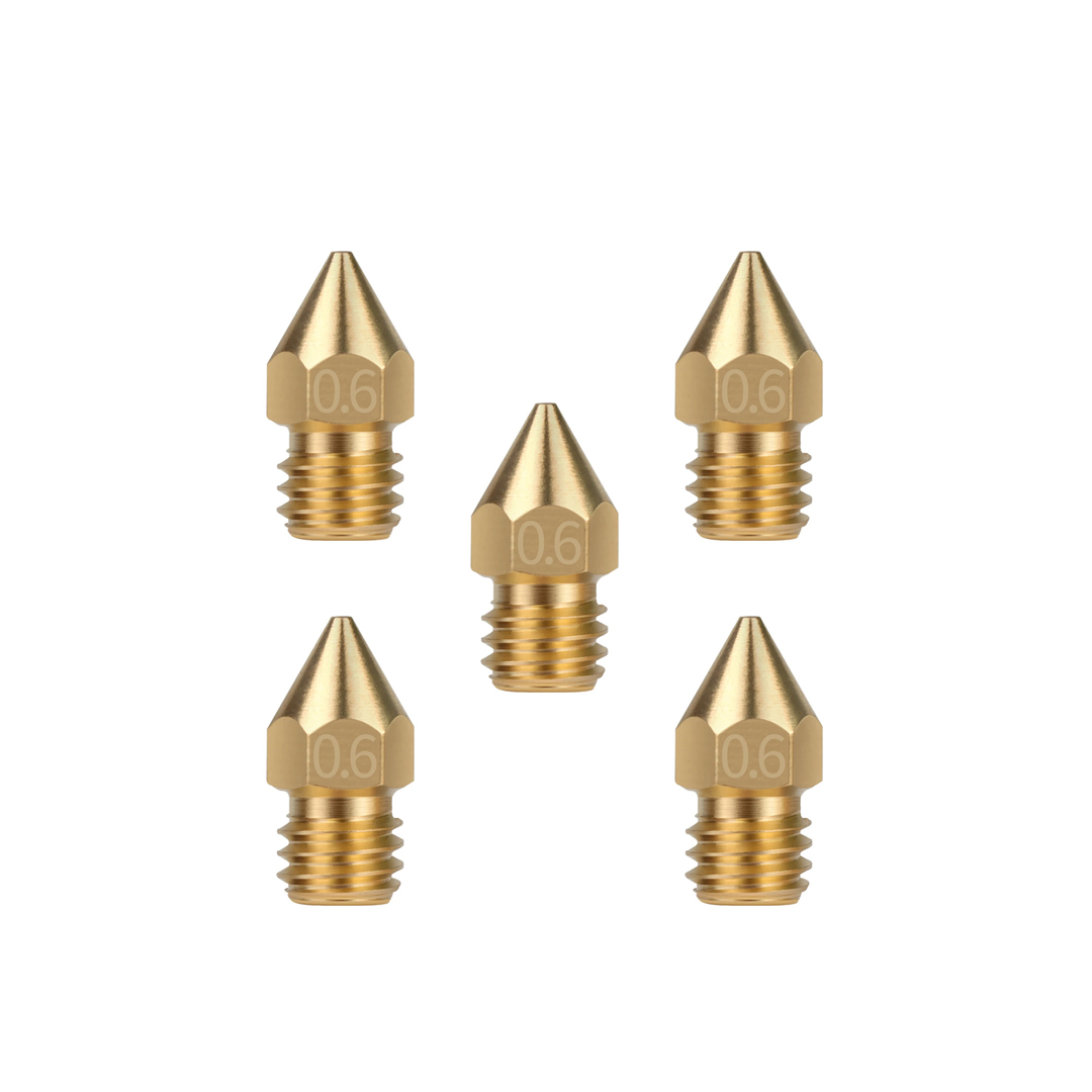 0.6 mm Brass  Nozzle (1.75mm)(CR10S Pro / CR10 Max) (5pcs)