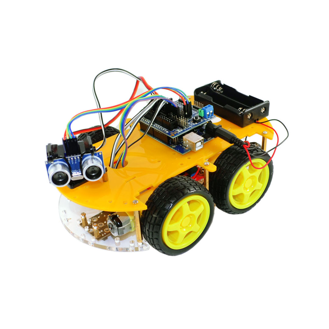 Complete Arduino Kit Intelligent Bluetooth Tracking/Obstacle Avoidance Car