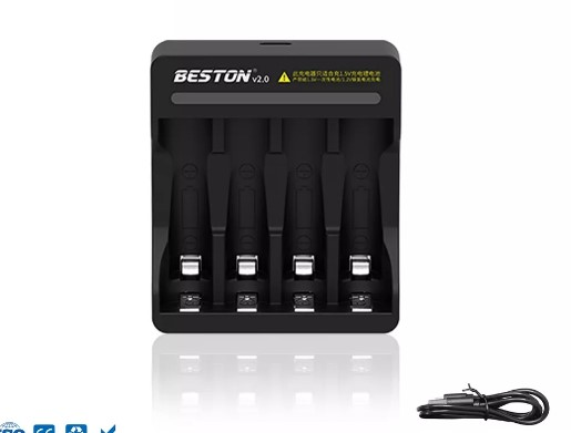 Beston 4 Slot  Lithium-ion (AA/AAA)