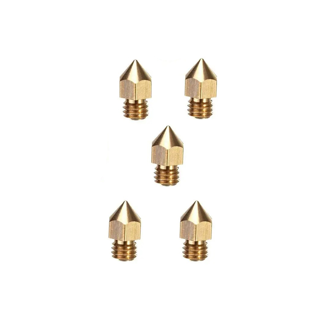 Creality Thing Type 0.3 mm Brass Nozzle (1.75mm)(CR10 & Ender3 Series) (5pcs)