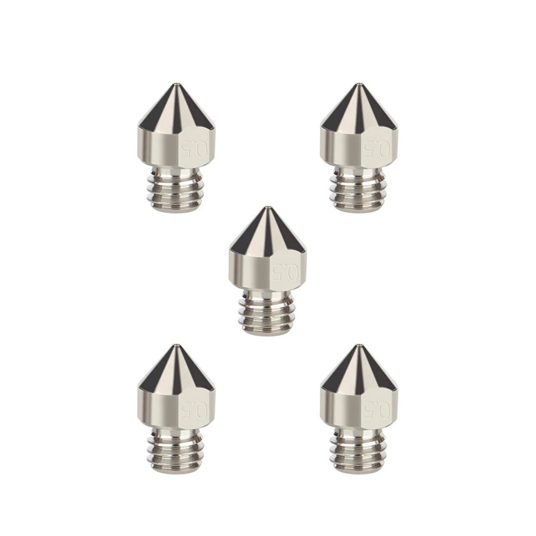 0.5 mm MK8 Titanium Alloy Nozzle (1.75mm)(MK8 & CR10) (5pcs)