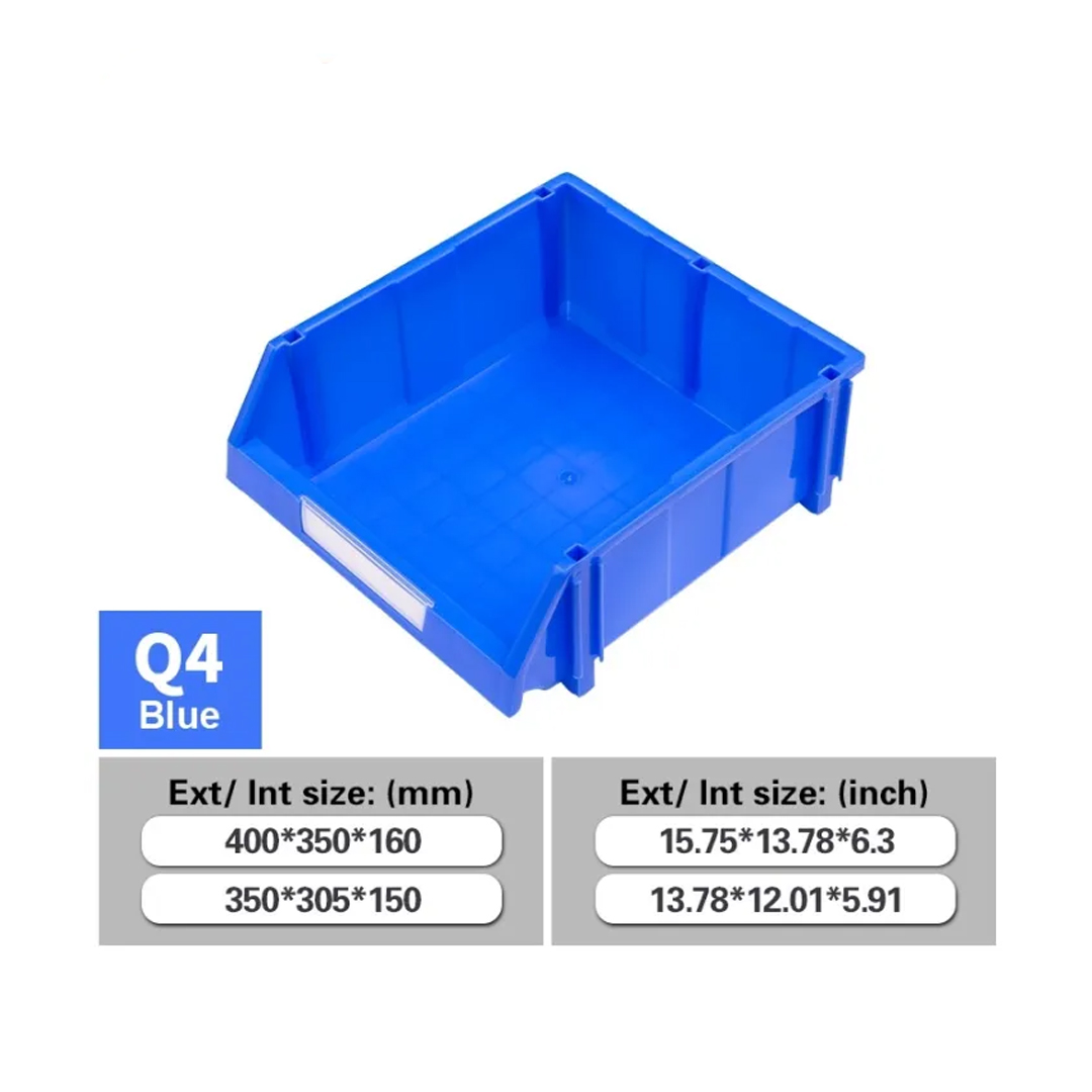 Parts Bin Q4 (Ext : 400x350x160mm / Int : 350x305x150mm) Blue