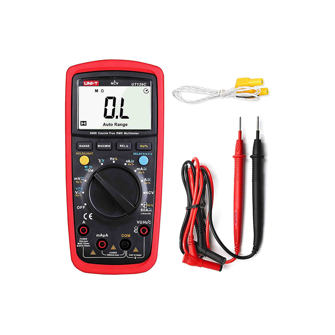 UNI-T UT139C Digital multimeter; LCD (6000),with a backlit; True RMS