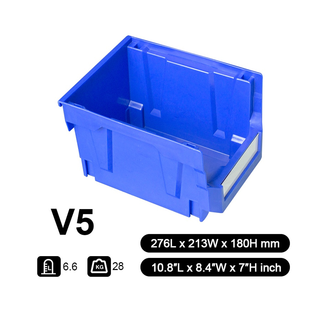 Parts Bin V5 (Ext : 276x213x178mm / Int : 243x170x174mm) Blue