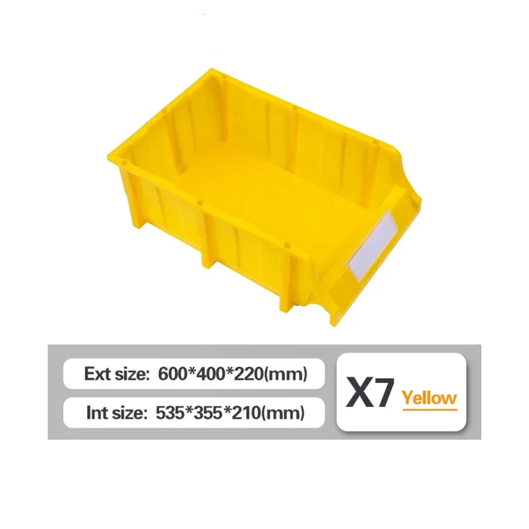 Parts Bin X7 (Ext : 640x400x220mm / Int : 525x360x210mm) Yellow